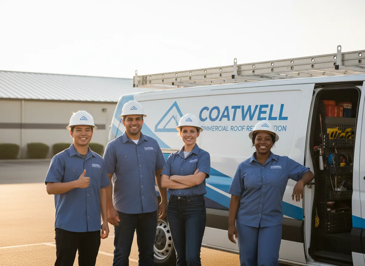 Commercial roof coating company in Glen Flora, WI