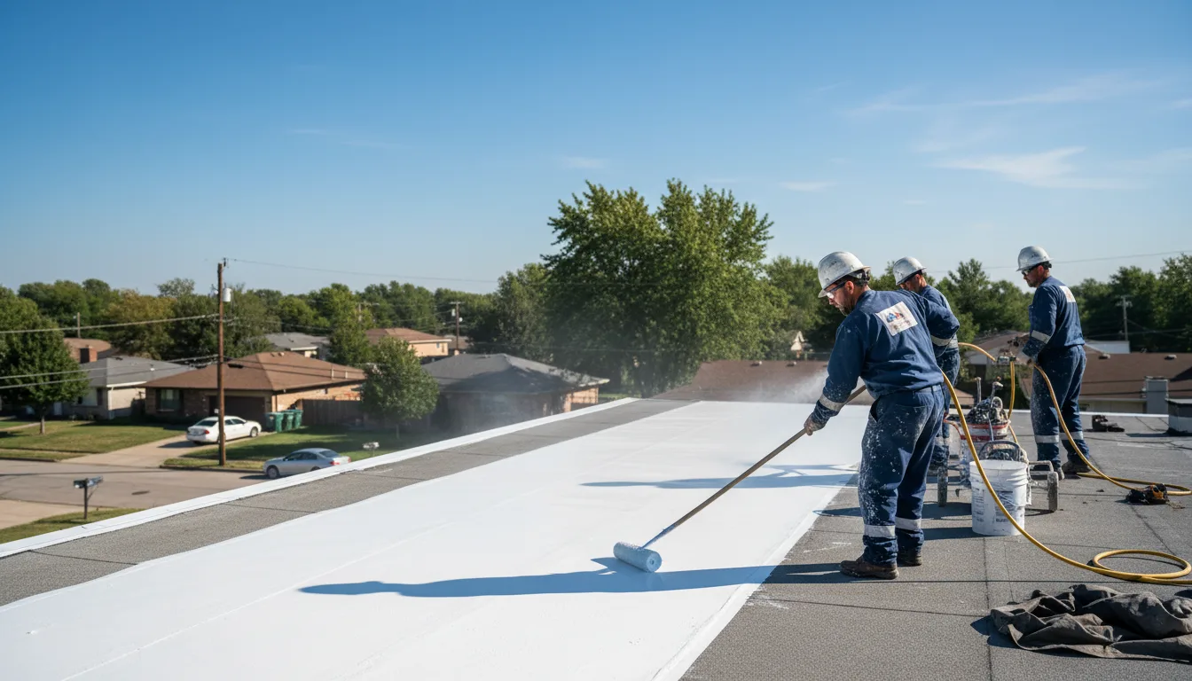 Commercial roof coating in Glen Flora, WI near me